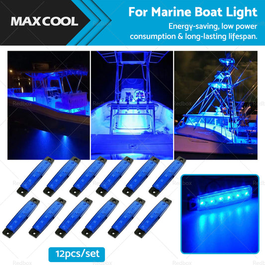 {{ 12x For Marine Boat LED Deck Courtesy Lights Waterproof Stern Transom Light 12V }} - Buy Car Parts Online at {{ Kaka Auto Parts }}.