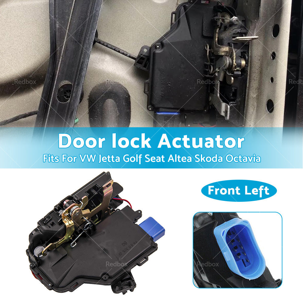 {{ Front Left Door lock Actuator Fits For VW Jetta Golf Seat Altea Skoda Octavia }} - Buy Car Parts Online at {{ Kaka Auto Parts }}.