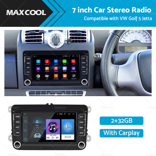 {{ 32GB 7inch Android 11 Car GPS WiFi Apple CarPlay Stereo Radio Suitable For VW Golf }} - Buy Car Parts Online at {{ Kaka Auto Parts }}.
