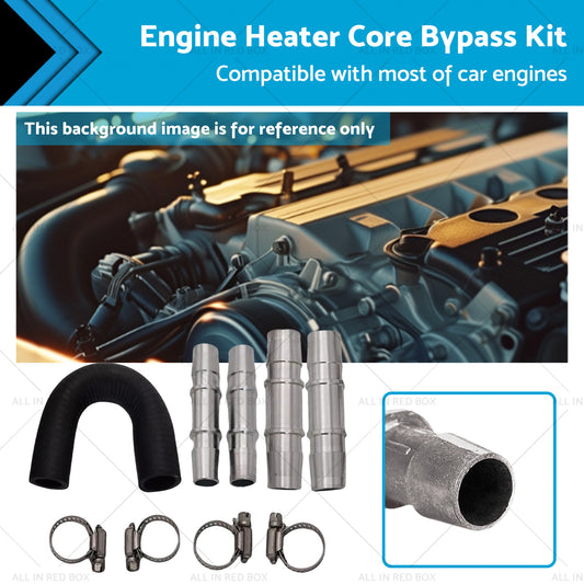 {{ Car Engine Heater Core Bypass Kit 5 or 8in 3 or 4in Hose Fitting Aluminum For Most }} - Buy Car Parts Online at {{ Kaka Auto Parts }}.