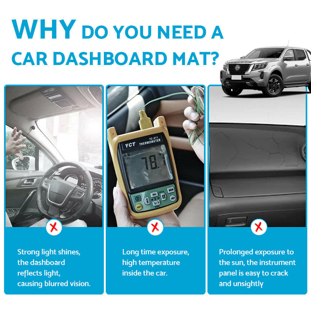 Non-Slip Dashmat Dashboard Sun Cover Pad Suitable For Kia Sportage R 2011¡§C2015