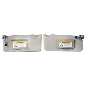 compare product Pair of Sun Visors With Light & Mirror Suitable For Honda Accord 2008-2017