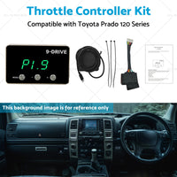 {{ 9 Mode Throttle Controller Kit Suitable for Toyota Prado 120 Series 2002-2009 }} - Buy Car Parts Online at {{ Kaka Auto Parts }}.