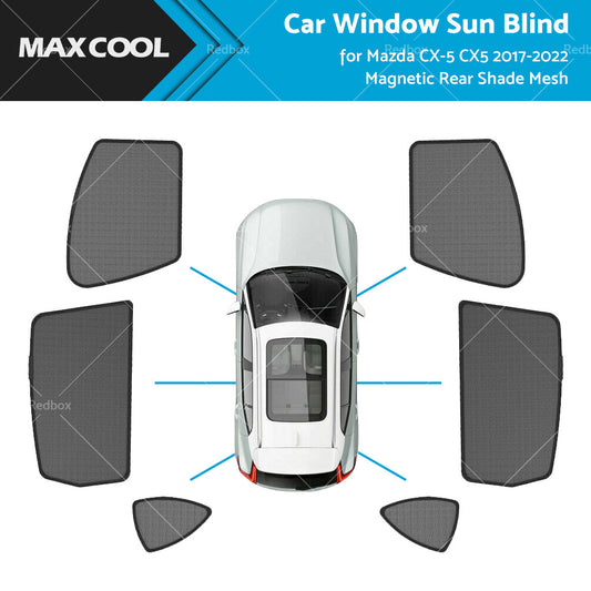 {{ Car Window Sun Blind for Mazda CX-5 CX5 2017-2022 Magnetic Rear Shade Mesh }} - Buy Car Parts Online at {{ Kaka Auto Parts }}.