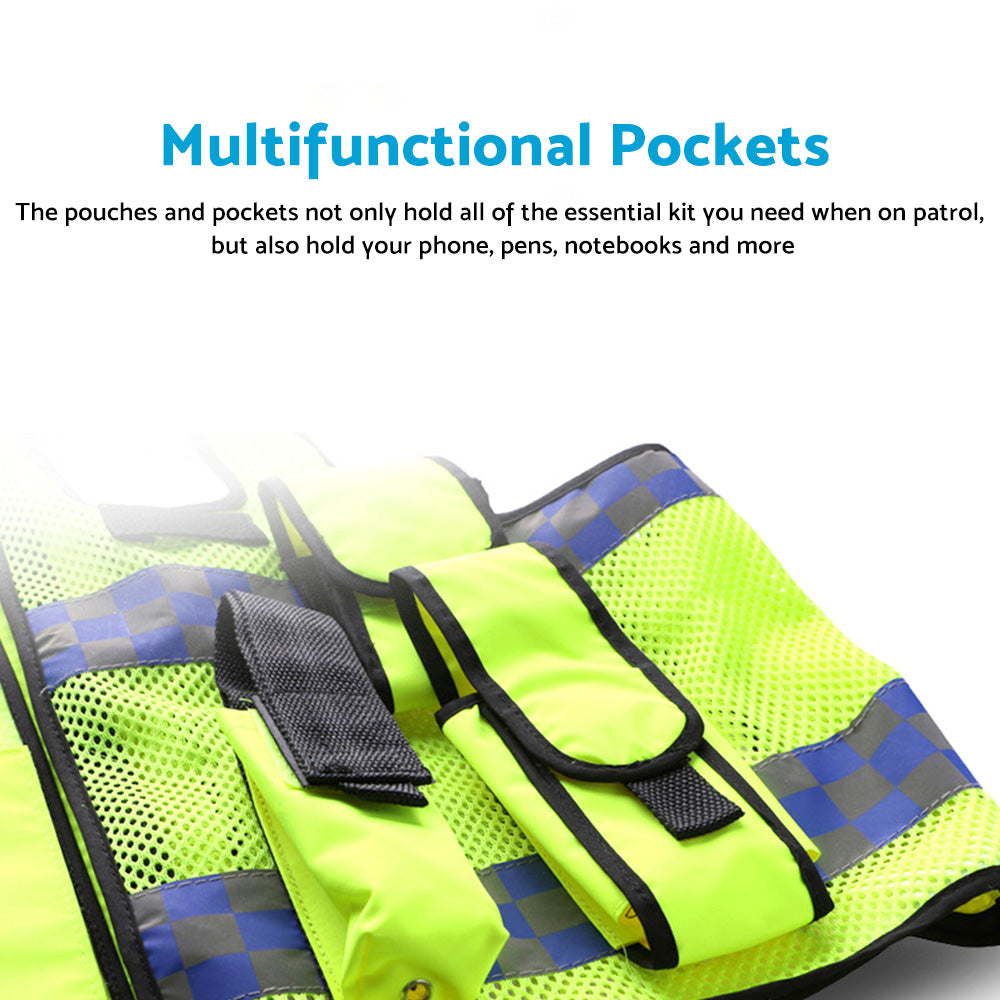 Ultimate Security Reflective Executive Safety Vest Hi-Vis Protective Workwear