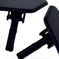Headlight Washer Jet Caps Pair Black Suitable for Kia Sportage Mk3 Front - XQ1