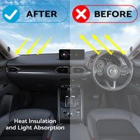 Car Dash Mat Anti-Slip Dashboard Cover Suitable For Nissan X-Trail T31 2007-2013