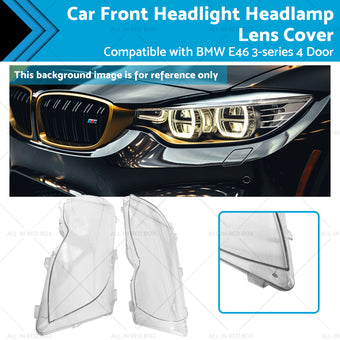compare product Car Front Headlight Headlamp Lens Cover Suitable for BMW 3-Series E46 4 Door