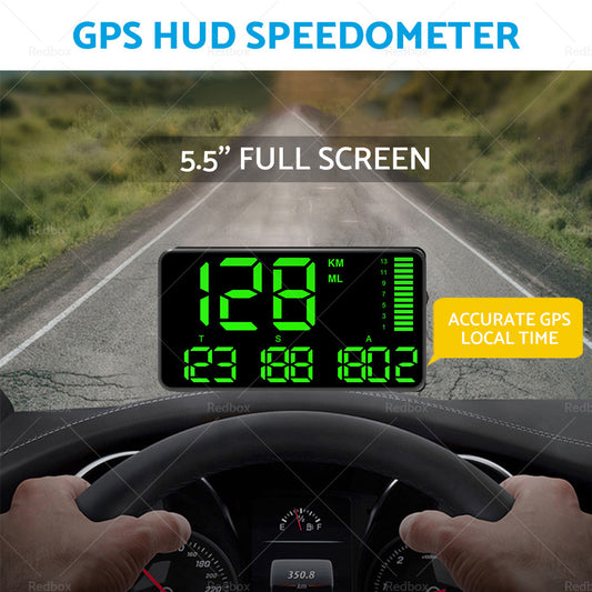 {{ 5.5'' Speedometer Odometer Display MPH KMH with Over Speeding Alarm Universal }} - Buy Car Parts Online at {{ Kaka Auto Parts }}.