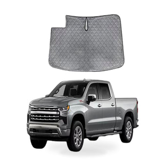 compare product 6 Layer Thick WindScreen Sun Shade for Chevrolet Silverado 19-25 UV Protection