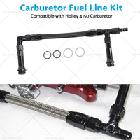 {{ Braided AN6 Dual Feed Carb Fuel Line Double Pump For 4150 Holley Carburetor }} - Buy Car Parts Online at {{ Kaka Auto Parts }}.