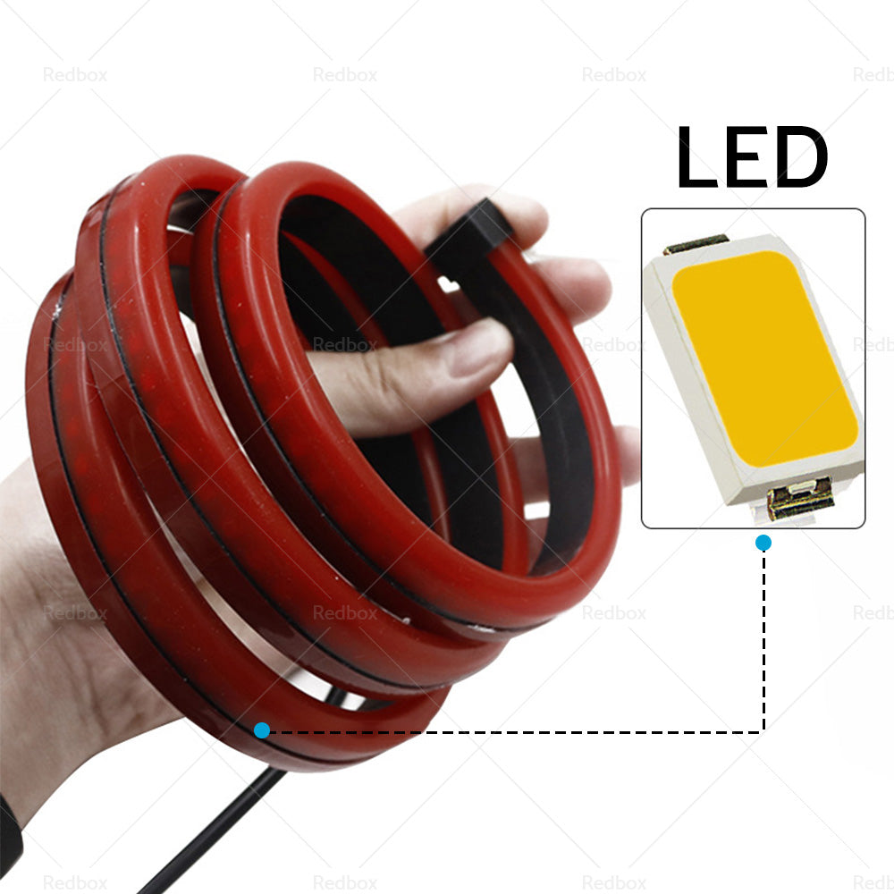 {{ 1M Red LED Car High Mount Third Brake Stop Rear Tail Light Bar Strip Universal }} - Buy Car Parts Online at {{ Kaka Auto Parts }}.