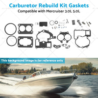 {{ 302-804844002 Carburetor Rebuild Kit Gaskets Suitable for Mercruiser 3. 0L 5. 0L }} - Buy Car Parts Online at {{ Kaka Auto Parts }}.