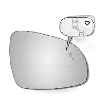 compare product Right Drivers Side For Kia Sportage 2016-2021 Convex Wing Door Mirror Glass BSD