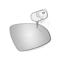 Left Hand Side For Kia Sportage Mk4 2016-2021 Convex Wing Door Mirror Glass BSD - BD2