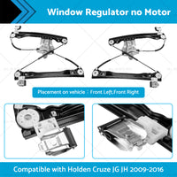 {{ Window Regulator Front LHRH Suitable For Holden Cruze JG JH 2009-2016 no Motor }} - Buy Car Parts Online at {{ Kaka Auto Parts }}.