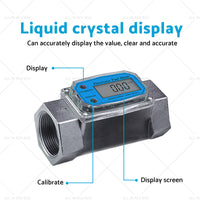 {{ 1. 5 inch Turbine Digital Diesel Water Fuel Flow Meter Oval Gear Flow Gauge }} - Buy Car Parts Online at {{ Kaka Auto Parts }}.