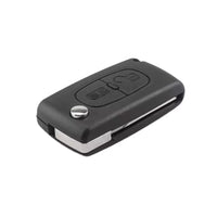 Remote Car Key Fob 2-Buttons 433FSK Suitable for Peugeot 207 307 308 407 807