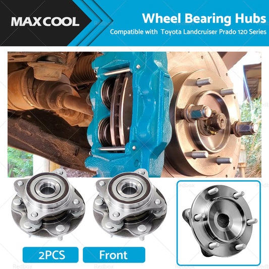 {{ 2PCS Front Wheel Bearing Hubs Suitable For Toyota Landcruiser Prado 120 Series }} - Buy Car Parts Online at {{ Kaka Auto Parts }}.