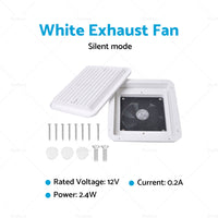 {{ 12V Fridge Vent Fan Side Air Ventilation Exhaust Fan for RV Trailer Caravan }} - Buy Car Parts Online at {{ Kaka Auto Parts }}.