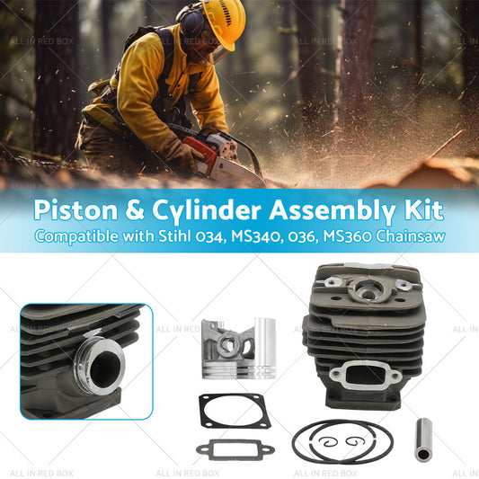 Piston  and  Cylinder Assembly Kit Suitable for Stihl 034 036 MS360 Chainsaw 48mm