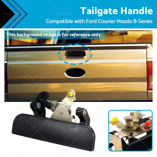 {{ Black Tailgate Handle Suitable for Mazda B-Series Ford Courier PE PG PH 98-06 }} - Buy Car Parts Online at {{ Kaka Auto Parts }}.