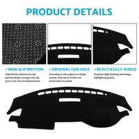 Black Dash Mat Suitable For Ford?Everest Next?Gen Ambiente Trend Sport 2022?2025
