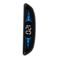 Car HUD Head-Up Display LCD Digital GPS Speedometer with Overspeed Alarm Universal