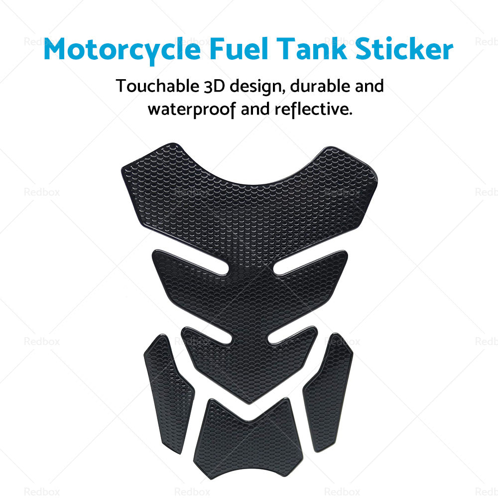 {{ Wide Pure Black Motorcycle Gas Tank Pad Protector Sticker Decal For Motorbike }} - Buy Car Parts Online at {{ Kaka Auto Parts }}.