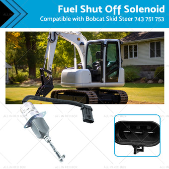 compare product Fuel Shut Off Solenoid Kit Suitable for Bobcat Skid Steer 743 751 753 T190 S185
