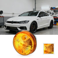 4x Classic Motorcycle Front & Rear Indicators Turn Signal Lights Amber Universal