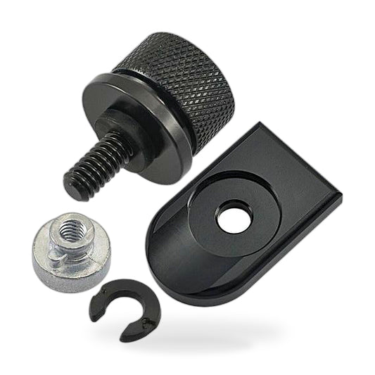 Seat Bolt Tab Screw Mount Nut Cover Kit Suitable for Harley-Davidson Sportster