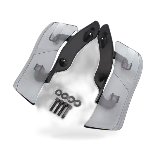 Adjustable Upper Fairing Side Wind Air Deflector Suitable for Harley Road Glide