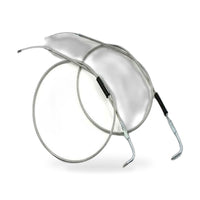 Throttle and Idle Cable Set 56-1/2 Stainless Steel Suitable for Harley-Davidson