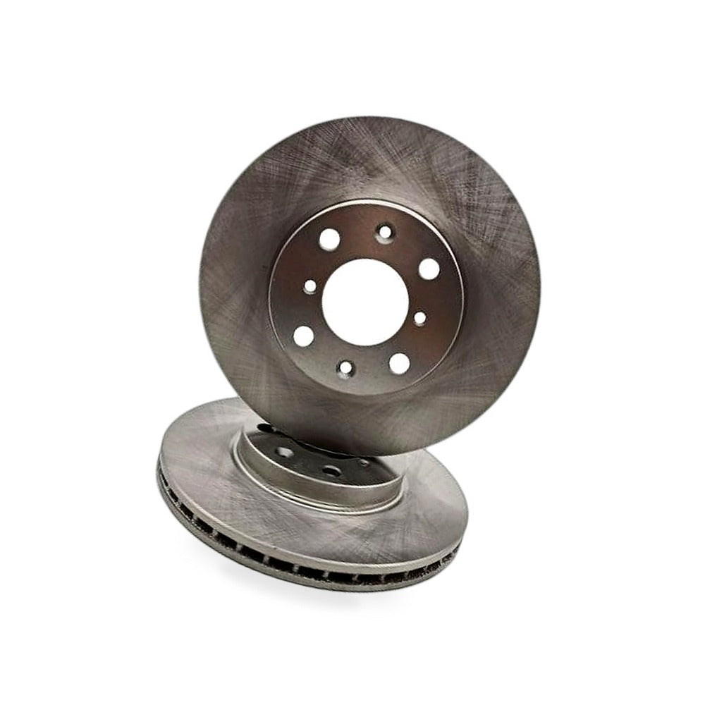 "Front Slotted Disc Rotors + Ceramic Brake Pads for Suzuki Swift FZ RS415 05-On
" - BD1