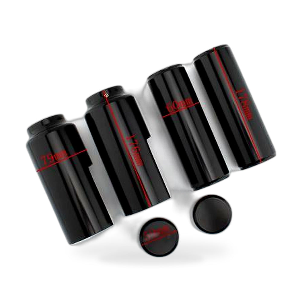 For Harley Softail Breakout FXSB 2013-2017 Black Full Fork Cover Fork Tubes Caps Set - ZT2