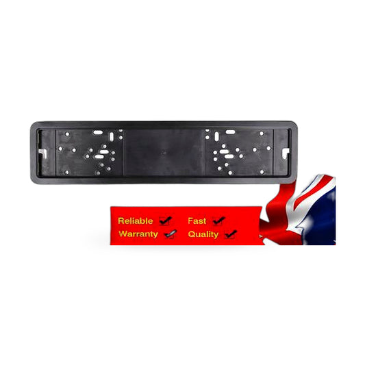 2x European License Plate Cover Frame Holder with Mounting Bracket Suitable for