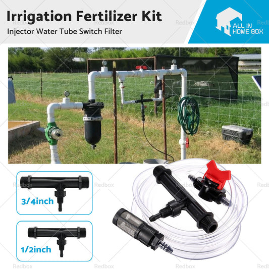 {{ 1/2  3/4  Irrigation Venturi Fertilizer Kit Injector Water Tube Switch Filter }} - Buy Car Parts Online at {{ Kaka Auto Parts }}.