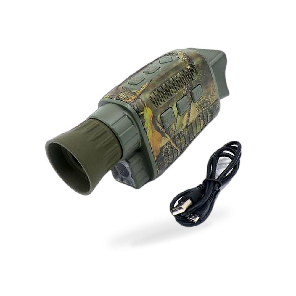 5x IR Night Vision Monocular Zoom Digital HD Telescope With 4K Video Camera Suit