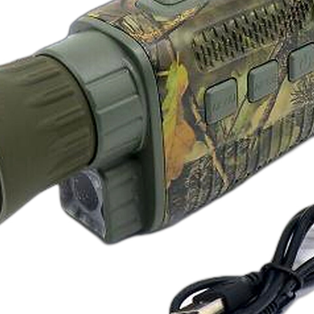 5x IR Night Vision Monocular Zoom Digital HD Telescope With 4K Video Camera Suit