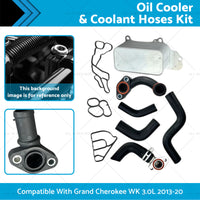 {{ Oil Cooler & Coolant Hose Set Suitable For Jeep Grand Cherokee 3.0L Eco Diesel }} - Buy Car Parts Online at {{ Kaka Auto Parts }}.