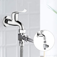 T Connector Toilet Bidet G1/2  3 Way Brass Chrome Diverter T Adapter AU