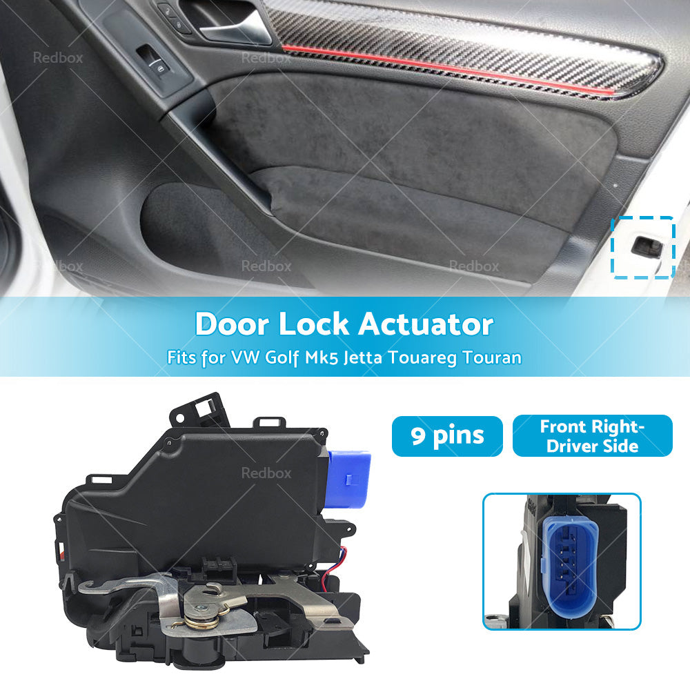 {{ 3D1837016 Front Right Door Lock Actuator Suitable For VW Golf MK5 Jetta Touareg }} - Buy Car Parts Online at {{ Kaka Auto Parts }}.