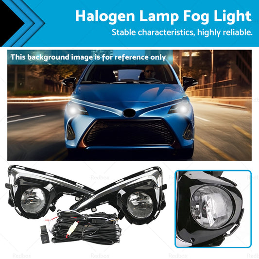 {{ 2xFront Grill Bumper Halogen Lamp Fog Lights Suitable For Toyota Yaris 2018-2019 }} - Buy Car Parts Online at {{ Kaka Auto Parts }}.