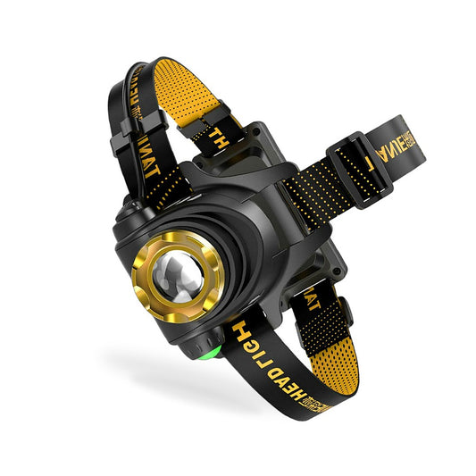 USB-Rechargeable LED Headlamp Flashlight Torch Suitable for Outdoor Camping