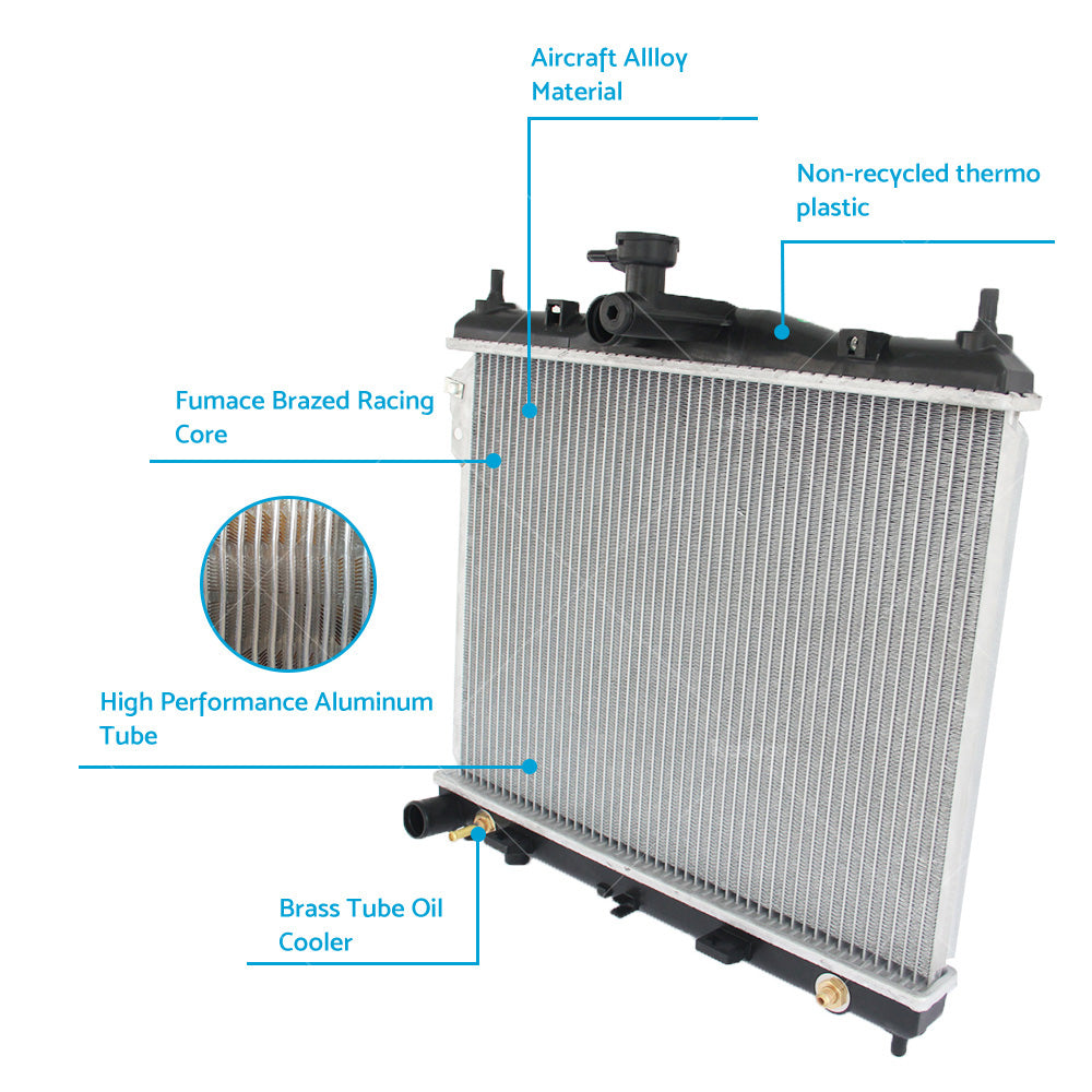 Standard Radiator Suitable For Hyundai Getz BU/TB 1.4L & 1.6L 2002-On ¡§C Auto & Manual
