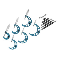 6x Precision Outside Micrometers 0-150mm Suitable For Machinist ¡§C Carbide 0.01mm