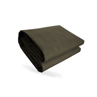 400x500cm Heavy Duty Olive Drab Canvas Tarp Waterproof UV Resistant Tarpaulin - BD3