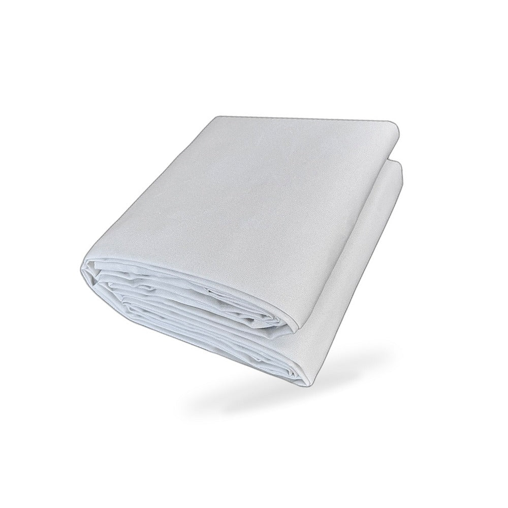 200cmx400cm Heavy Duty White Canvas Tarp Waterproof UV Resistant - BD4