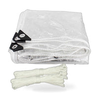 Clear Heavy Duty Tarp 200x500cm Waterproof Tarpaulin Suitable for Plant - ZT3